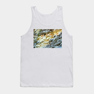 Abstract view of white and grey rocks Tank Top